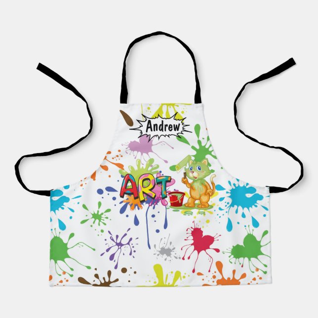 Tablier Aire d'artisanat Personnaliser enfants (Recto)