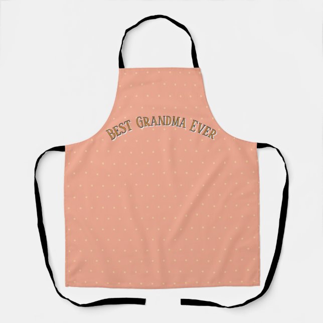 Tablier Aire de cuisson Pastel personnalisée - Nom personn (Recto)