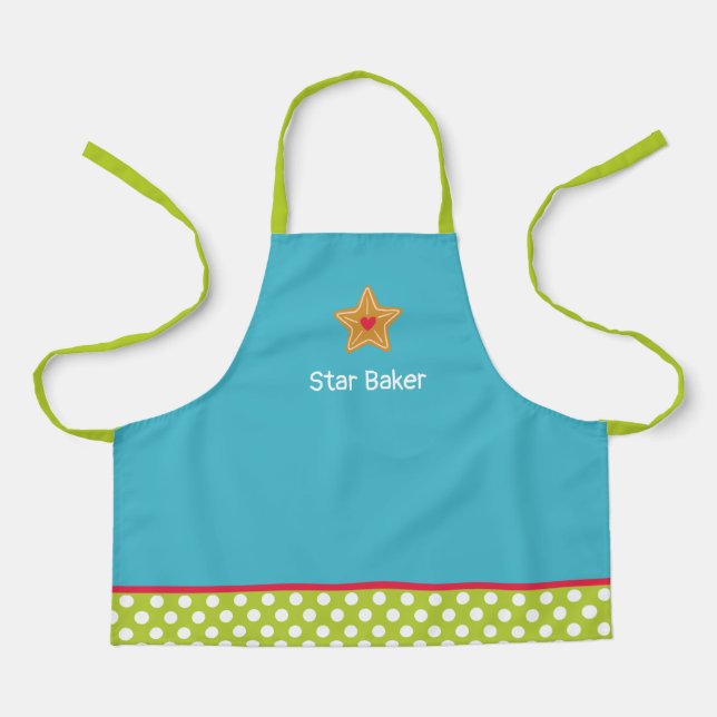 Tablier Aire de cuisson personnalisée pour enfants (Recto)