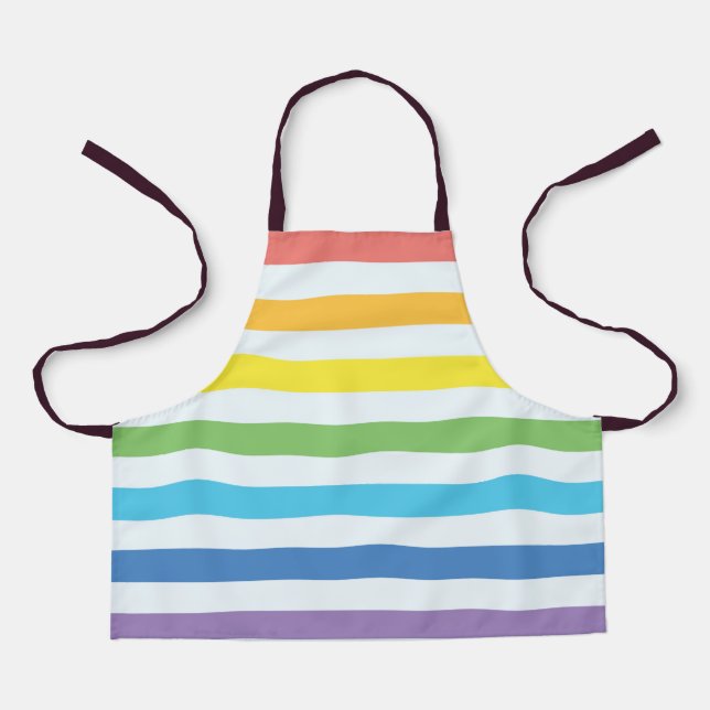 Tablier Aire d'impression tout-en-ciel pour enfants, petit (Recto)