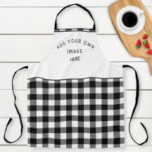 Ajoutez votre image ou logo, plaid de buffle noir