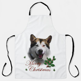 Tablier Alaskan Malamute Cadeaux de Noël