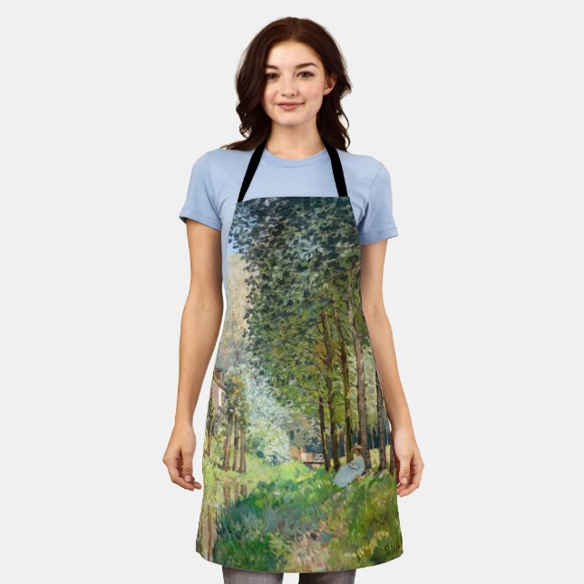 Tablier Alfred Sisley - Reposez le long du ruisseau (Porté)