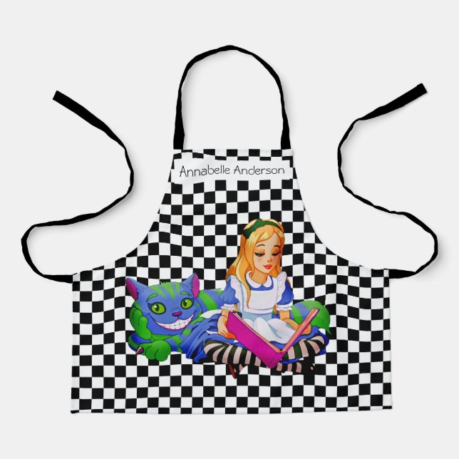 Tablier Alice au pays des merveilles (Recto)
