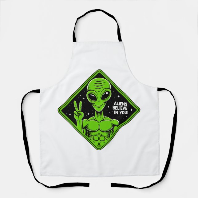 Tablier Alien. (Recto)