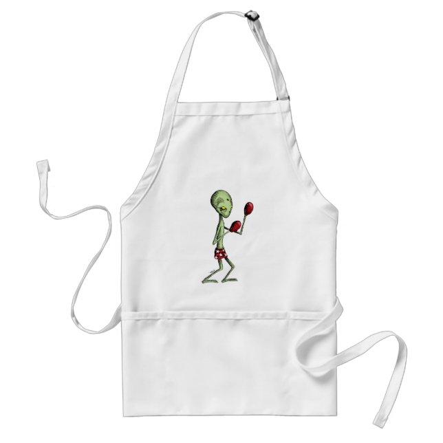 Tablier Alien de boxe (Devant)