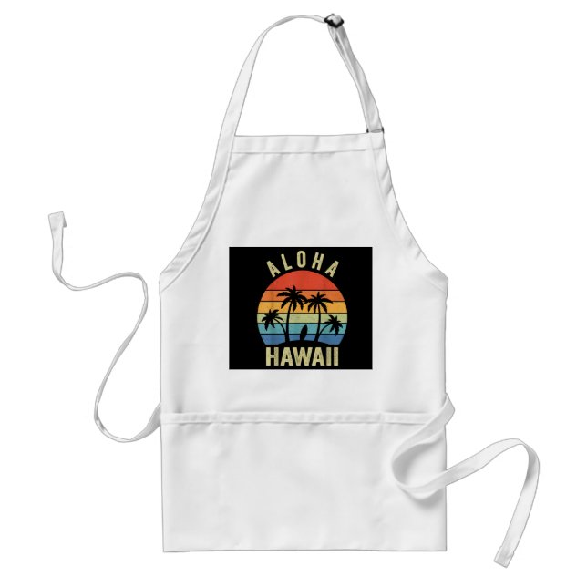 Tablier Aloha Hawaii Hawaii Island Shirt Palm Beach Surf (Devant)