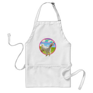 Tablier Alpaca Unicorne sous ciel ouvert