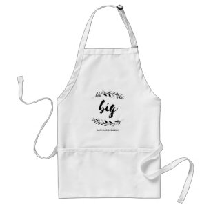 Tablier Alpha Chi Omega Grande Couronne