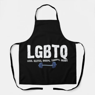 Tablier Amant de gym LGBTQ Jambes Fessiers Biceps Triceps 