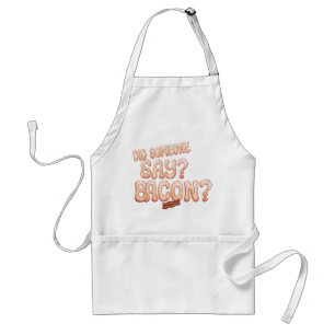Tablier Amateurs de bacon Adulte avec poches