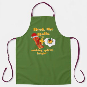 Tablier Amateurs de Bacon et d'Oeufs Sizzling Noël
