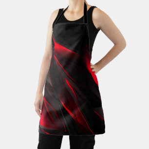 Tablier Amazing Red to the Point Abstract Design 