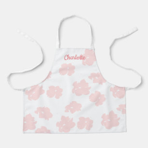 Tablier Ambiance enfant rose Abstraite personnalisée