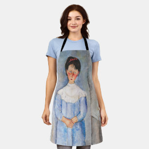 Tablier Amedeo Modigliani - Petite fille en bleu