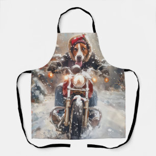 Tablier Américain Anglais Foxhound équitation vélo Noël