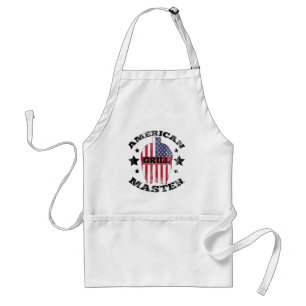 TABLIER AMÉRICAIN GRILL MASTER - KAMADO USA FLAG