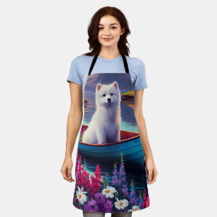 Tablier American Eskimo Dog on Paddle : Une aventure Pitto