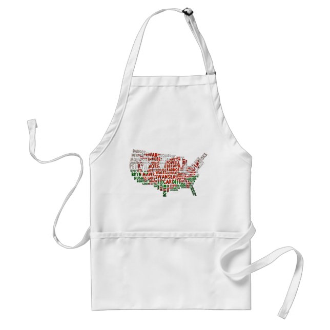 Tablier American Welsh Red Dragon Apron (Devant)
