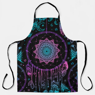Tablier Amérindien Dreamcatcher Moon Motif
