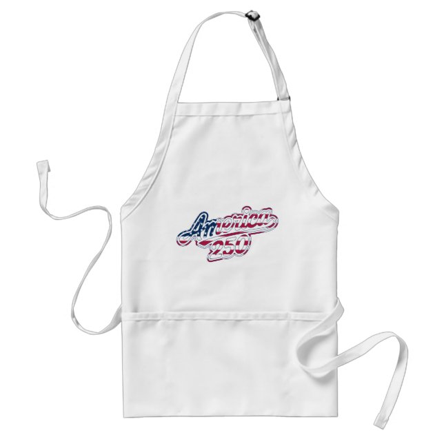 Tablier Amérique 250 Drapeau Script Semiquincentennial Des (Devant)