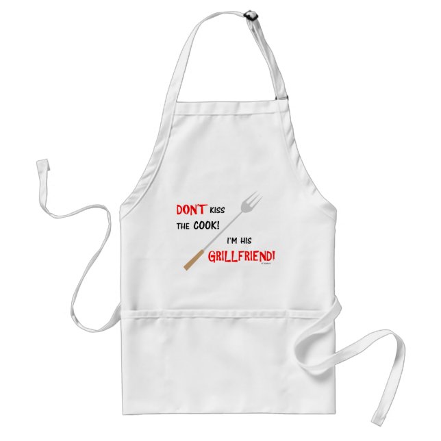 Tablier Ami Jeune Ami Drôle BBQ Apron (Devant)
