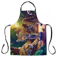 Amis de la jungle sur toute la surface d'impressio