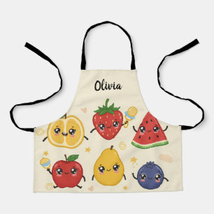 Tablier Amis Fruits Joufflus Adorables