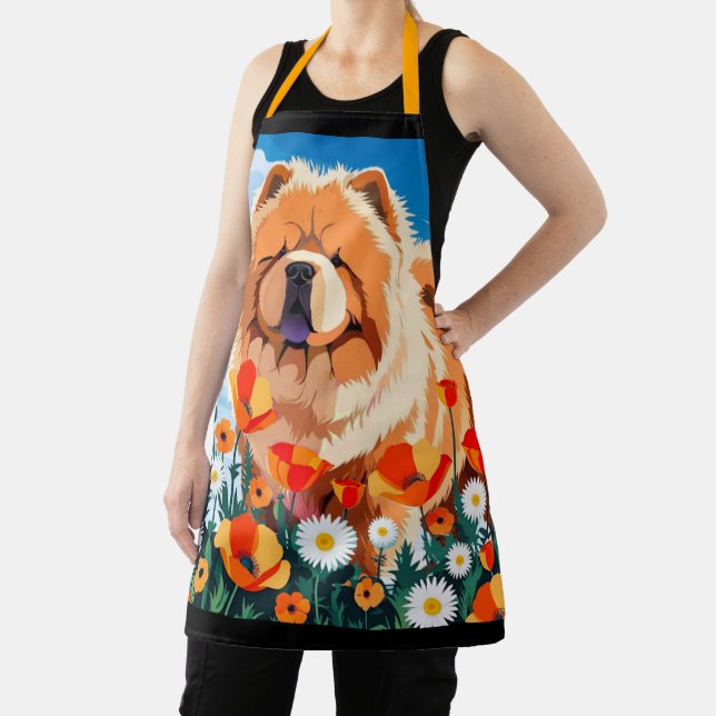 Tablier AMONG THE POPPIES Chow (Insitu)