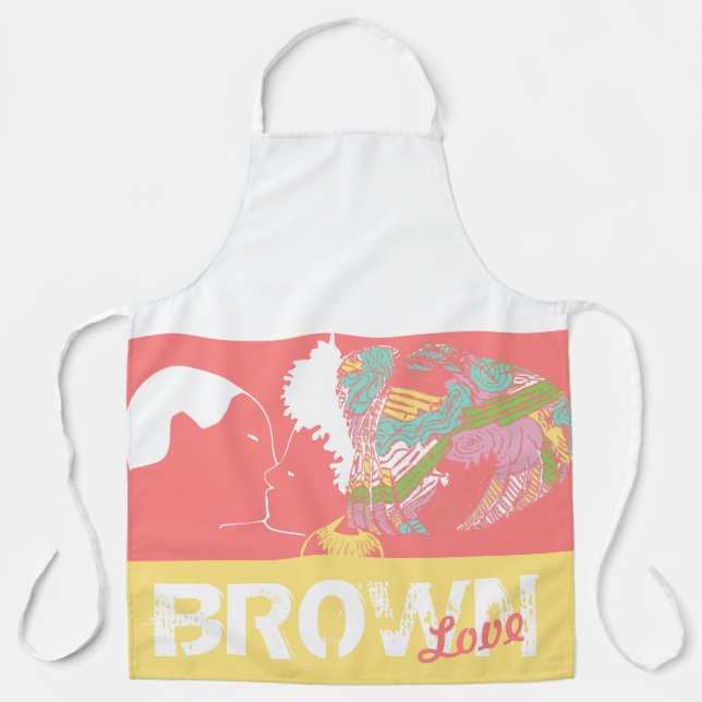 Tablier AMOUR Brown (Recto)