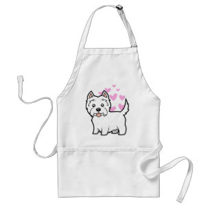 Tablier Amour de Terrier blanc de montagne occidentale