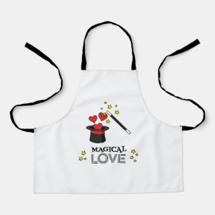 Tablier Amour magique - Noir