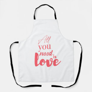 Tablier Amour urbain, design créatif amusant de Tout ce do