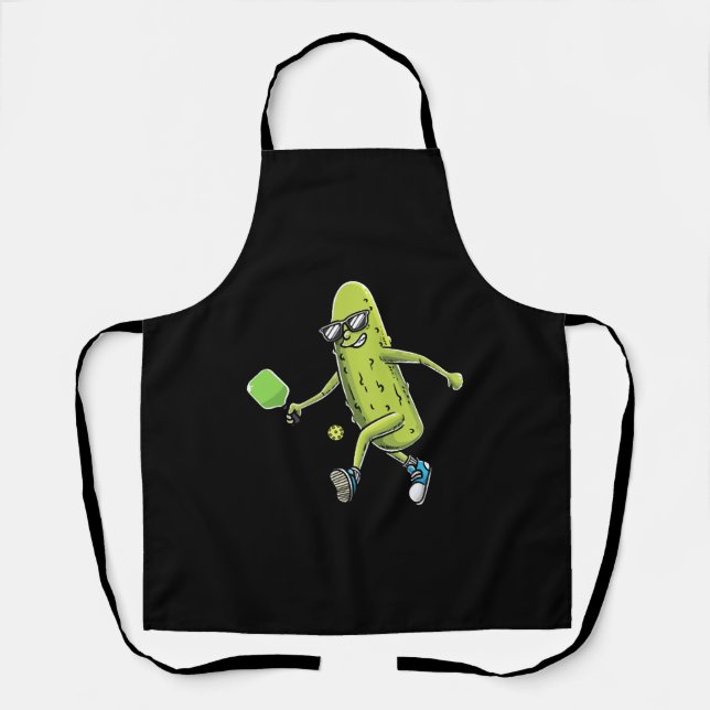 Tablier Amoureux de la chicelle Dill Pickleball Player (Recto)