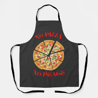 Tablier Amoureux de pizza amusante