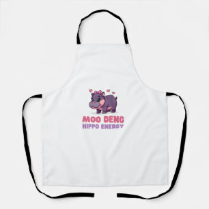 Tablier Amoureux des animaux d'ÉNERGIE MOO DENG HIPPO Hip