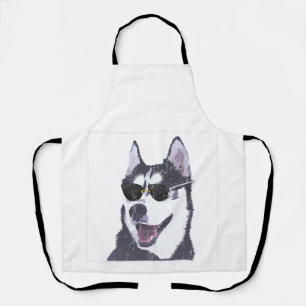 Tablier amoureux des chiens hussein lunettes de soleil chi