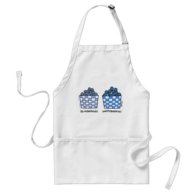 Tablier Amusant Bleueberries Cartoon Kitchen Apron (Devant)