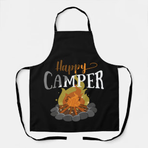 Tablier Amusant Camping Randonnée Lover Présente Happy Cam