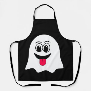 Tablier Amusant émoji fantôme !