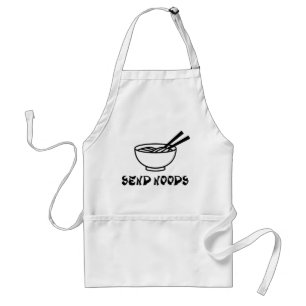 Tablier Amusant Envoyer Noods cuisine Chef Cuisine Poche
