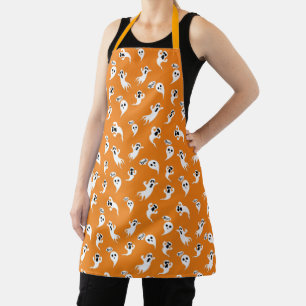 Tablier Amusant Halloween petit Motif fantôme
