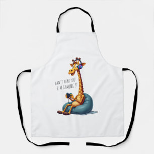 Tablier Amusant Joueur Giraffe Jeu Pour Garçons Homme Jeu 