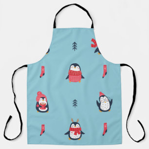 Tablier Amusant pingouin : Vintage sans Seamless Whimsy.