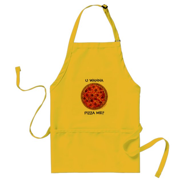 Tablier Amusant Pizza Apron Pour Véritables Italiens (Devant)