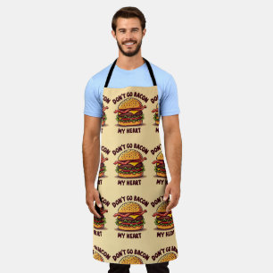 Tablier Amusant Pun Alimentaire Bacon Lover Cheeseburger D