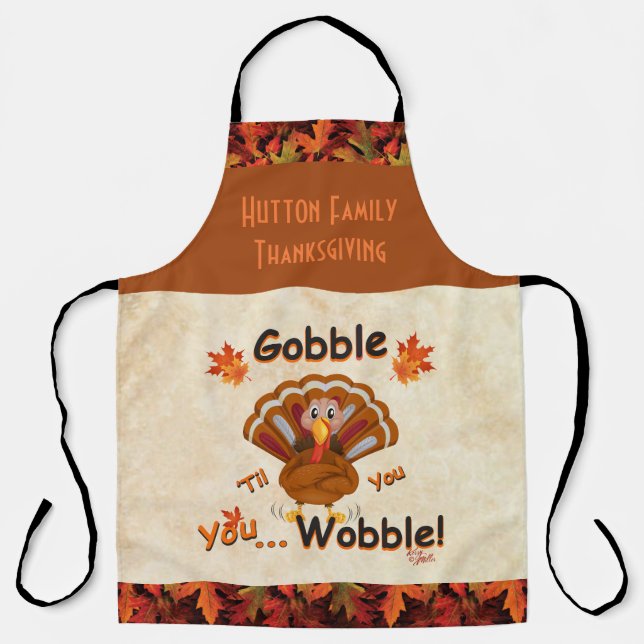 Tablier Amusant Thanksgiving Apron (Recto)