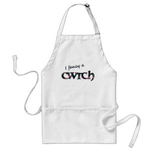 Tablier Amusant Welsh Cwtch Apron, Floral