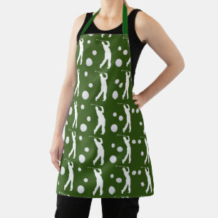 Tablier Amusants Golf Golfing Motif
