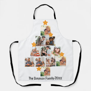 Tablier Amusement personnalisé Famille Noël 11 Photo Colla